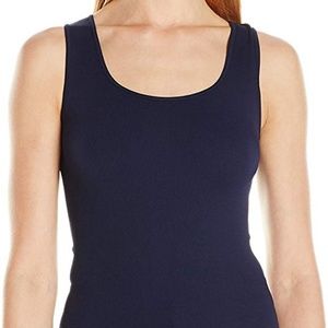 Women's Original Seamless Ribbed Navy Tank Top